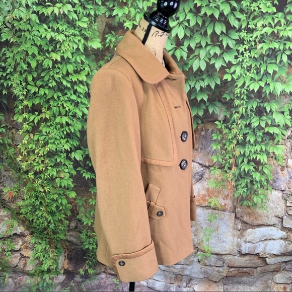 BETTY JACKSON - Wool/Cashmere Car Coat UK 14/ US 10 - Picture 6 of 8